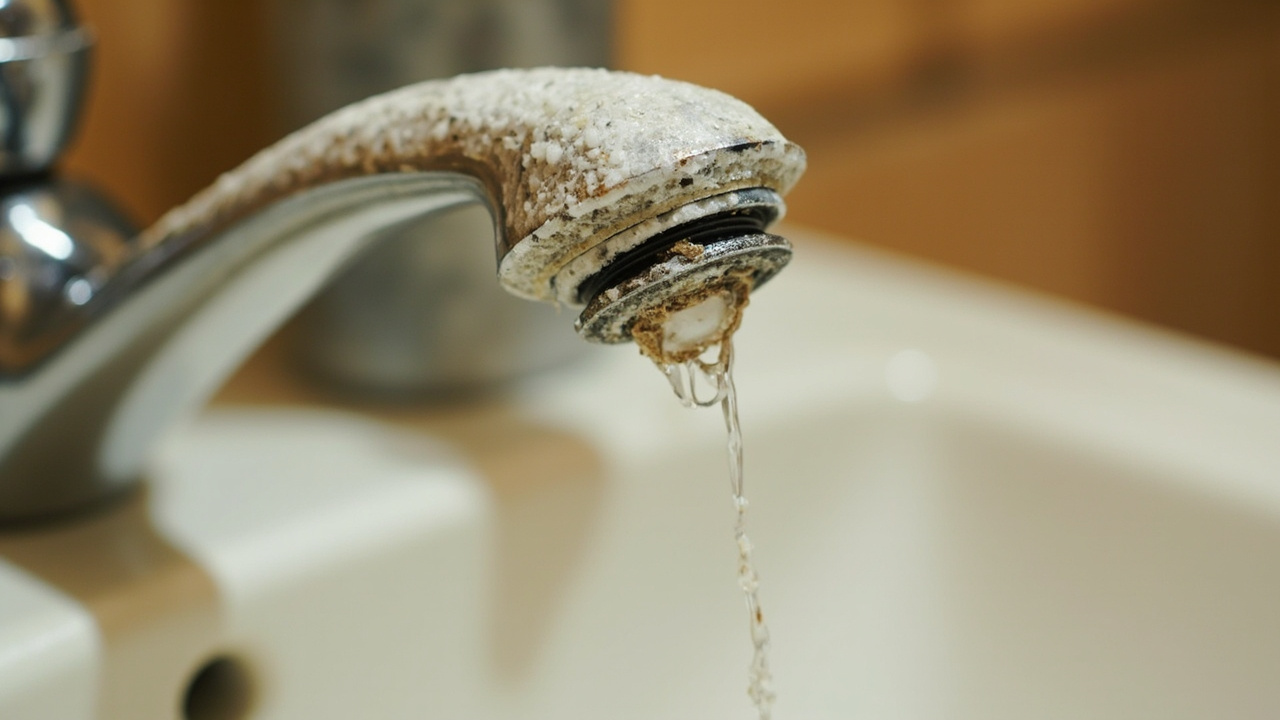 Scale on Faucets and Fixtures: Remove It, Then Fix the Cause