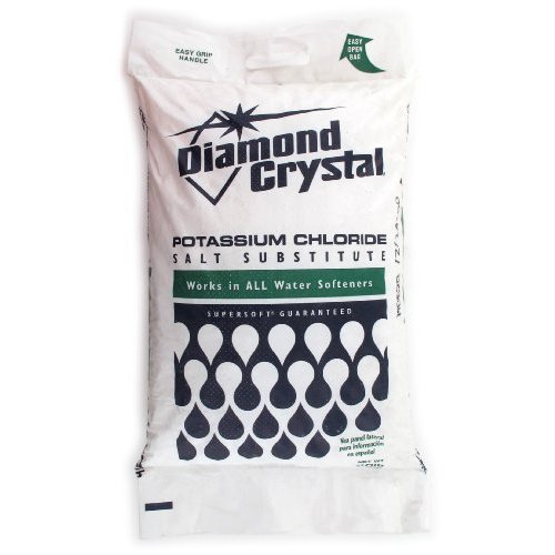 Diamond Crystal Potassium Chloride Water Softener Pellets, 40 lb Bag
