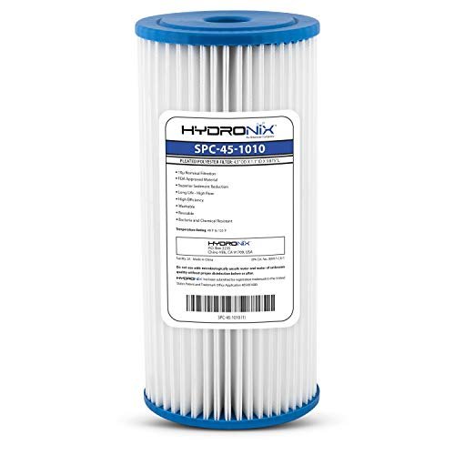 Hydronix SPC-45-1010 Pleated Washable Sediment Filter 4.5\" x 10\"