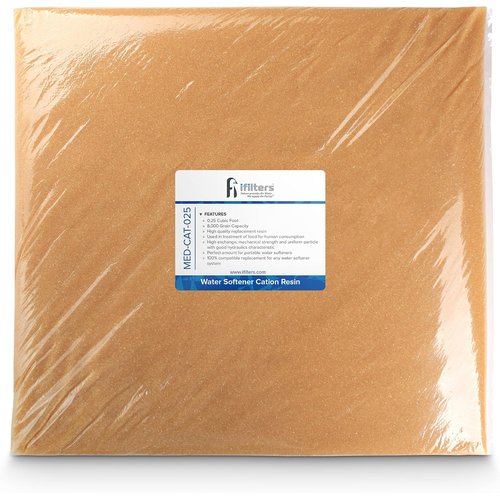 Water Softener Resin Media Replacement, 1/4 Cu Ft Cation Resin
