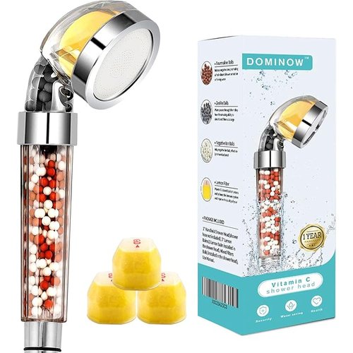Dominow Vitamin C Shower Head with Handheld Filter