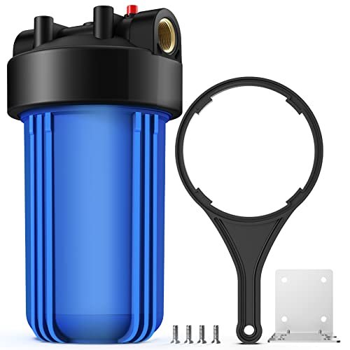 SimPure DB10P 10\" x 4.5\" Whole House Sediment Water Filter Housing