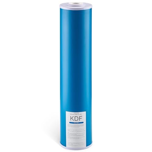 VEVOR KDF Whole House Water Filter 4.5\" x 20\" (KDF + Carbon Composite)