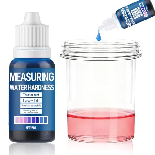 WANJAO 10ML Hard Water Test Kit, Rapid Quality Testing