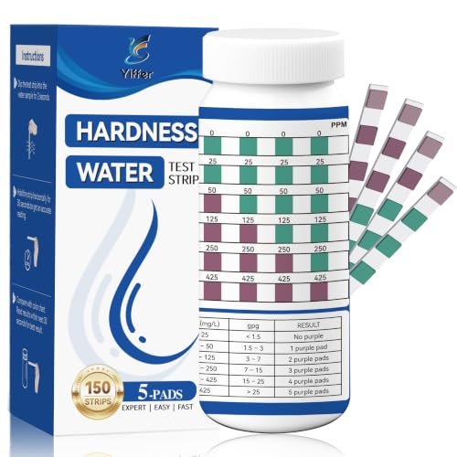 Water Hardness Test Kit with 5-Pads (150 Strips)