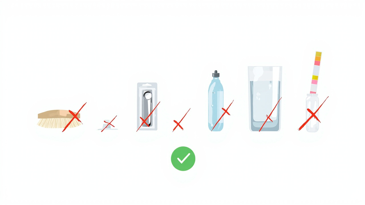 Four crossed-out common DIY fixes that do not address water hardness